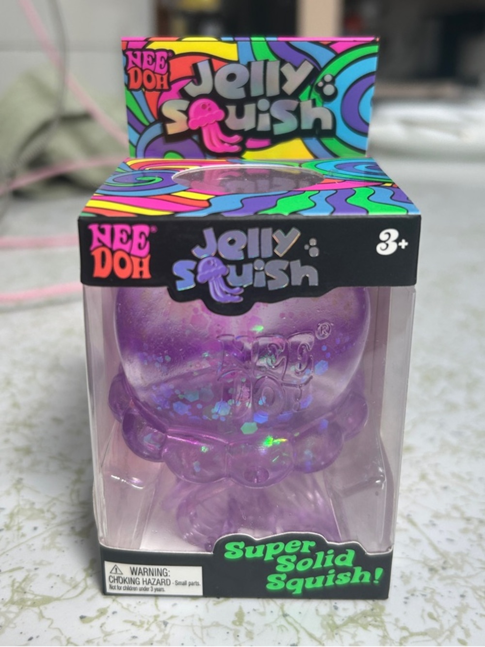 Jelly Squish Purple Super Solid Squish - Kids Toy